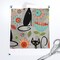 50'S Retro Cats Grey Vintage Feline Black Cat Custom Printed Fabric by Spoonflower Various Fabrics by the Yard or Fat Quarter
